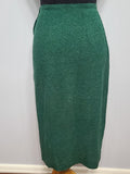 Green Knit Top and Skirt Set <br> (B-36" W-26" H-36")