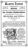 WWI Kgl. Hofbräuhaus München 0,5L Krug with Lid Martin Pauson