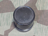 Round Black Bakelite Container
