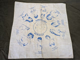 Reproduction Risqué Pinup Phrenology Kerchief Bandana