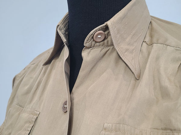 Women's Khaki Blouse Hobbies Made Expressly for Army Nurses <br> (37" Bust)