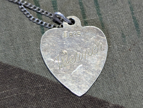 Ich Bin Dein Werner 835 Heart Necklace