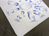 Reproduction Risqué Pinup Phrenology Kerchief Bandana