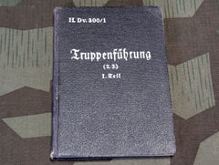 Truppenführung Teil I Infantry Training Manual H.Dv.300/1 1936