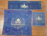 Taj Mahal India CBI Souvenir Fabric Set