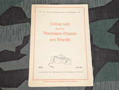 Schlag Nach über die Vereinigten Staaten von Amerika USA Map 1942