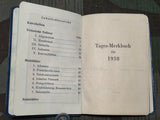 Steigenberger 1938 Pocket Calendar Day Planner