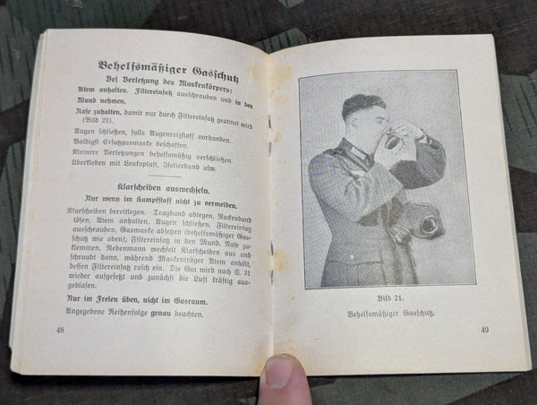 Soldier's Gas Warfare Booklet and Leaflet