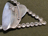 V for Victory with Army Air Corps Hat Sweetheart Pin