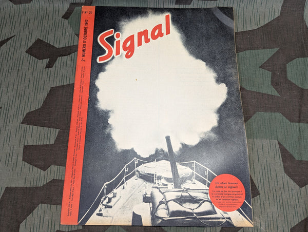 2 October 1942 Signal Magazine in French No. 20 (Schutzpolizei)
