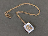 US Navy Officer's Sweetheart Locket Necklace