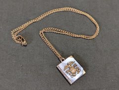US Navy Officer's Sweetheart Locket Necklace
