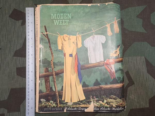 Neue Modern Welt June 1937 Fashion Magazine with Patterns