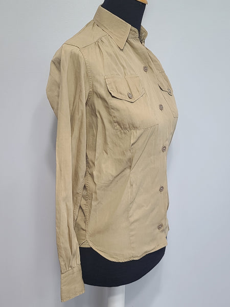 Women's Khaki Blouse Hobbies Made Expressly for Army Nurses <br> (37" Bust)