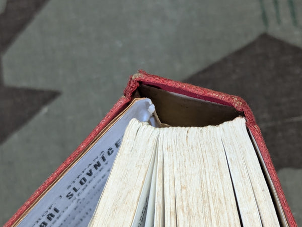 Tiny German-Czech Dictionary Book 1941