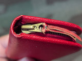 German Red Leather Pocket Hygiene Kit DRP