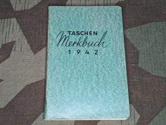 Taschen Merkbuch Pocket Calendar from 1942