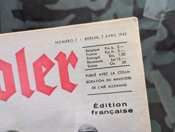 Der Adler Magazine 7 April 1942 French