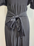 German Black Gown Long Evening Dress <br> (B-36" W-30" H-42")