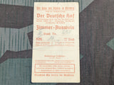 Hotel Deutscher Hof Hanger & Room Card (Das haus des Führers in Nürnberg)