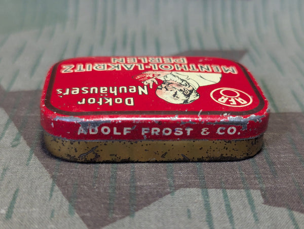 Menthol-Lakritz Perlen Cough Drops Tin