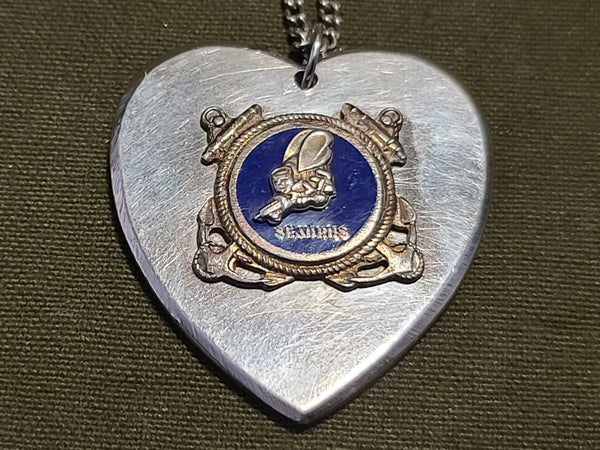 Seabees Heart Necklace