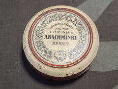 Leichner's Abschminke Make up Removal Cream Tin