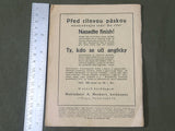 1938 Czech Book about Learning English