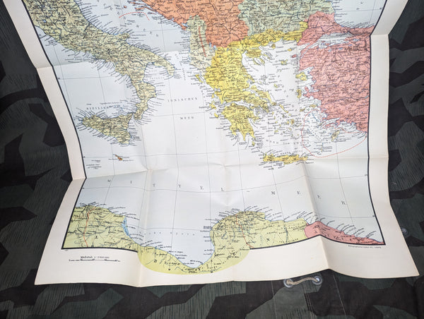 Schlag Nach über den Südosten 1941 Map