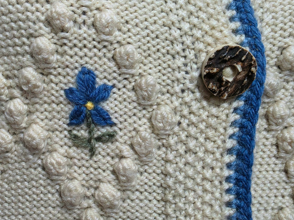 German Knit Sweater Cardigan <br> (38"-40" Bust)