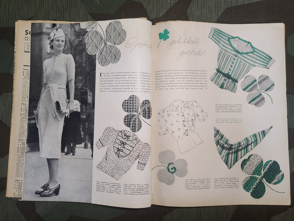 Neue Modern Welt June 1937 Fashion Magazine with Patterns