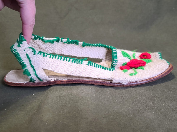 Manufacturas Cabrera Peep Toe Knit Sandals Venezuela