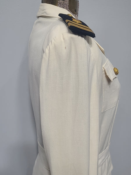 NNC Navy Nurse White Uniform Jacket and Skirt <br> (B-33" W-25" H-33.5")