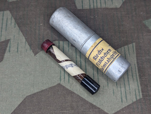 Reich-Flaschen Salmiakgeist Glass Tube and Carrier