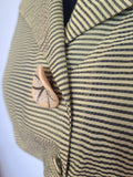 Lightweight Yellow Stripe Dress <br> (B-40" W-28" H-40")