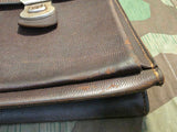 Pre War German Pebbled Leather Briefcase