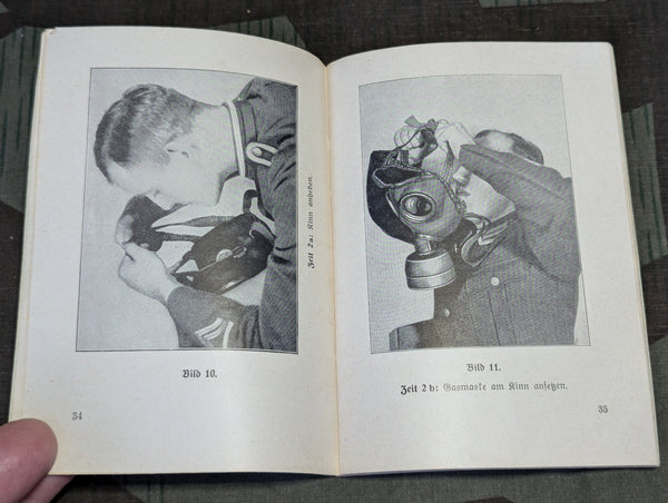 Soldier's Gas Warfare Booklet and Leaflet