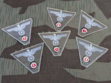 Original Wehrmacht Hat Trapezoid Late War Insignia