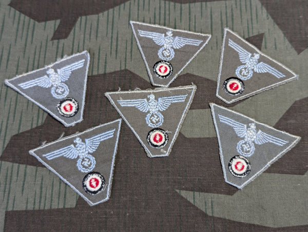 Original Wehrmacht Hat Trapezoid Late War Insignia