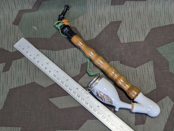 Pheasant Scene Traditional German Pipe