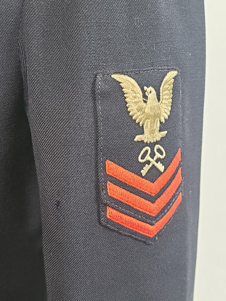 Navy WAVES Uniform Set: Jacket and Skirt <br> (B-34.5" W-24" H-33")