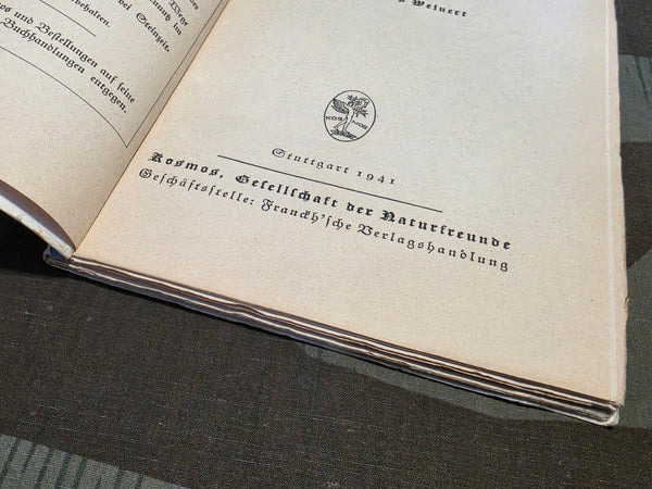 Stammesgeschichte der Menschheit (Evolutionary History of Mankind) 1941 Book