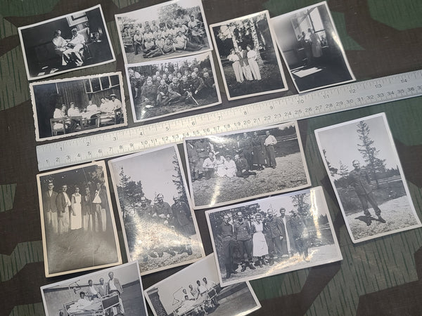 Soldiers in Lazarett Lot of 13 Photos