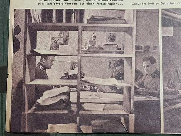 Erika Magazine Februar 1940 (Nr. 8) (Feldpost, Snowball Fights, Drawings)