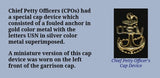 WAVES Officer Hat - Chief Petty Officer (Size 23)