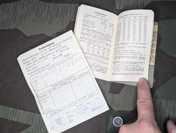1940 Pocket Calendar Book from a Thief (Interesting Story)