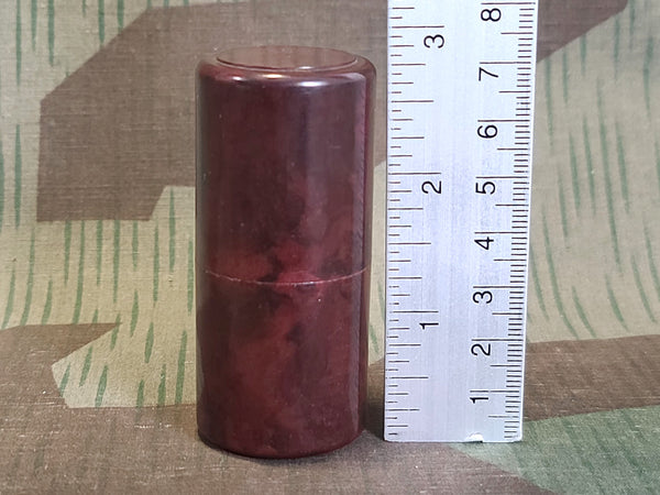 Red Brown Bakelite Container