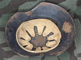 Luftschutz Helmet with Liner Blown Out Rivets