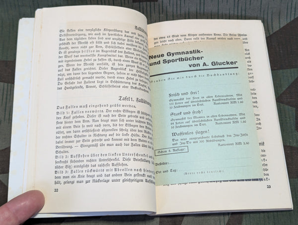 Waffenlos Siegen 1934 Book On Self Defense