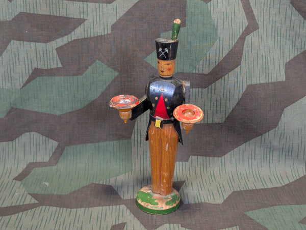German Lichterengel Miner Candle Holder
